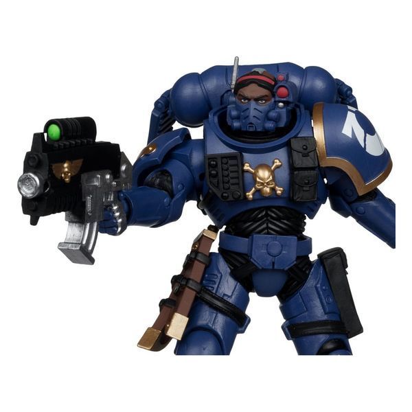 Коллекционная фигурка McFarlane Warhammer 40,000 Action Figure Lieutenant in Phobos Armor (Ultramarines) 18 cm AF9061 фото