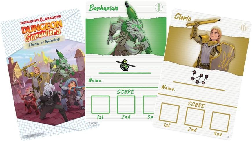 Настільна гра DUNGEONS & DRAGONS: DUNGEON SCRAWLERS - HEROES OF WATERDEEP bf28 фото