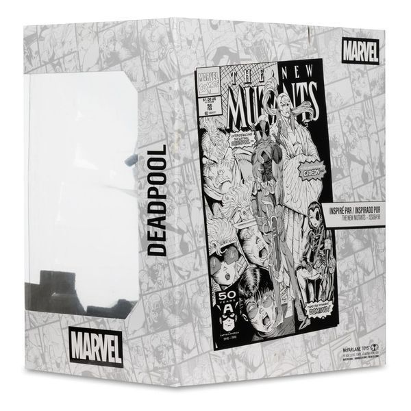 Колекційна фігурка McFarlane Marvel Collection PVC Statue 1/10 Deadpool (The New Mutants #98) (Line Art) (Gold Label) 17 cm AF8336 фото