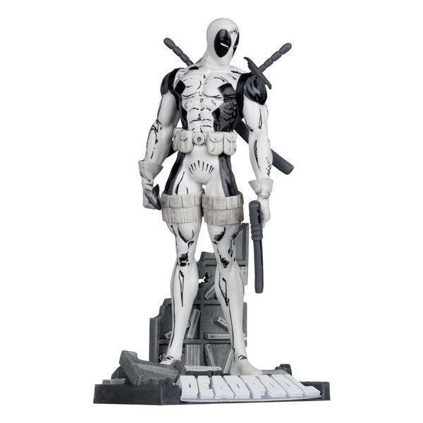 Колекційна фігурка McFarlane Marvel Collection PVC Statue 1/10 Deadpool (The New Mutants #98) (Line Art) (Gold Label) 17 cm AF8336 фото