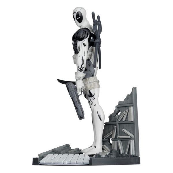 Колекційна фігурка McFarlane Marvel Collection PVC Statue 1/10 Deadpool (The New Mutants #98) (Line Art) (Gold Label) 17 cm AF8336 фото
