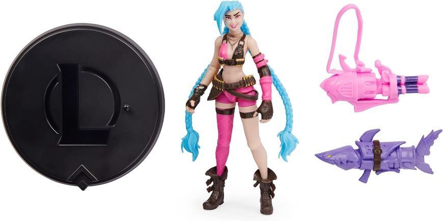 Колекційна фігурка League of Legends Action Figure Jinx 10 cm AF161 фото
