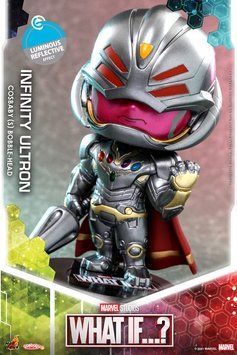 Колекційна міні-фігурка Альтрон What If...? Cosbaby (S) Mini Figure Infinity Ultron 10 cm Hot Toys mf110 фото