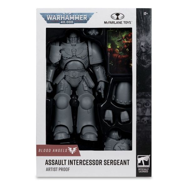 Колекційна фігурка McFarlane Warhammer 40,000 Action Figure Assault Intercessor Sergeant (Blood Angel) (Artist Proof) 18 cm AF9498 фото