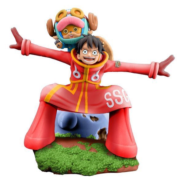 Коллекционный набор фигурок Megahouse One Piece Petitrama PVC Mini Statue Logbox Re Birth Egghead Set 9 cm AF8837 фото