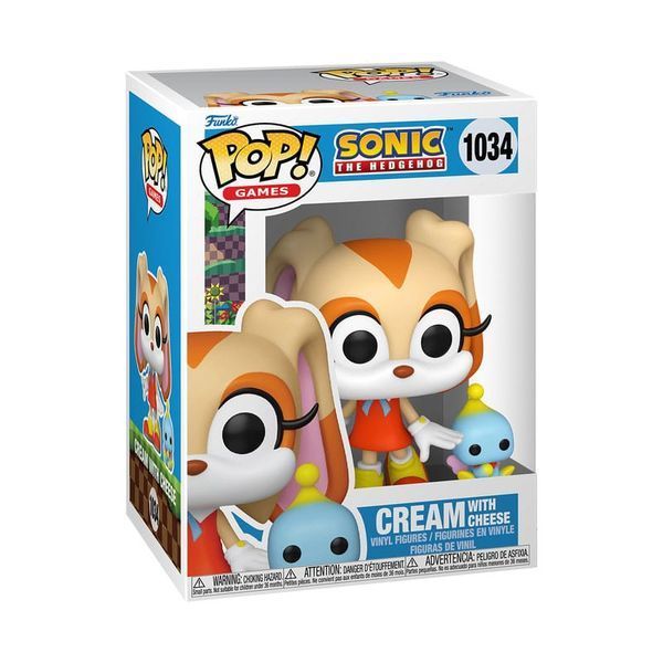 Коллекционная фигурка Funko Sonic The Hedgehog POP & Buddy! Vinyl Figure Cream w/Cheese 9 cm AF334 фото