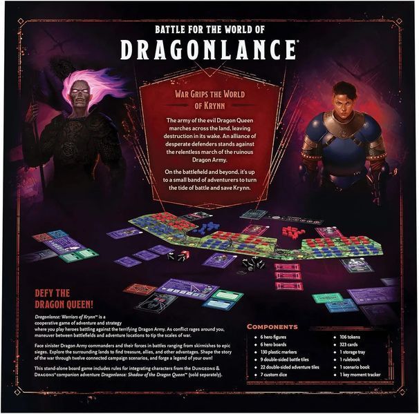 Настільна гра DnD: Dragonlance - Warriors of Krynn bf3 фото