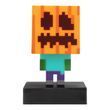 Лампа Paladone Minecraft Icons Light Zombie Jack O Lantern 10 cm