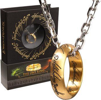 Перстень - Володар Перснів THE LORD OF THE RINGS - THE ONE RING, STAINLESS STEEL ON CHAIN The Noble Collection NOB001 фото