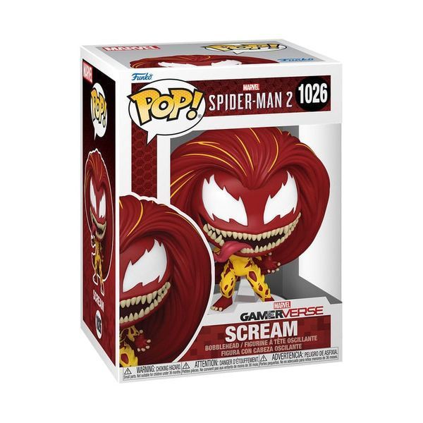 Колекційна фігурка Funko Spiderman 2 POP! Games Vinyl Figure Scream 9 cm AF335 фото