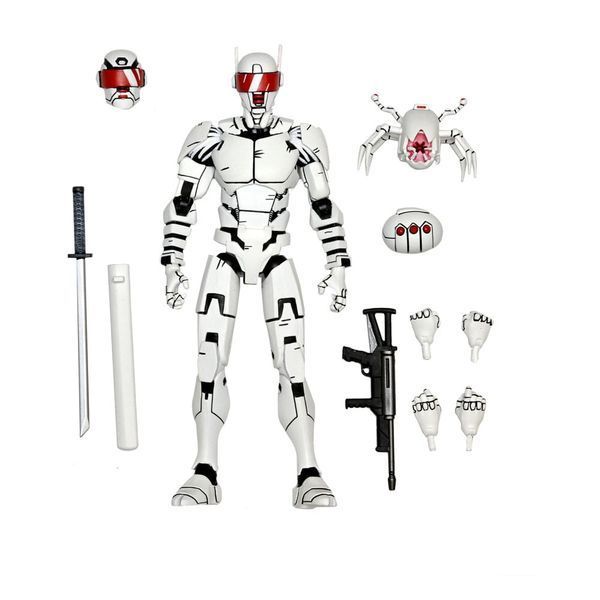 Коллекционная фигурка NECA Teenage Mutant Ninja Turtles (The Last Ronin) Action Figure Ultimate Elite Synja Patrol Bot 18 cm AF3252 фото