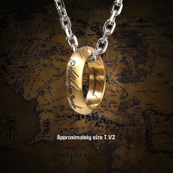 Перстень - Володар Перснів THE LORD OF THE RINGS - THE ONE RING, STAINLESS STEEL ON CHAIN The Noble Collection NOB001 фото