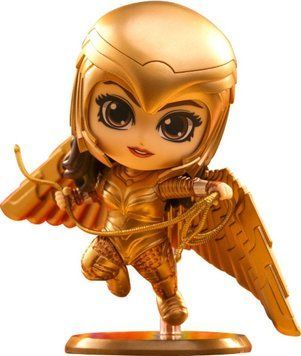 Колекційна міні-фігурка Диво-жінка Wonder Woman 1984 Cosbaby (S) Mini Figure Golden Armor Wonder Woman (Flying Version) 10 cm Hot Toys mf112 фото