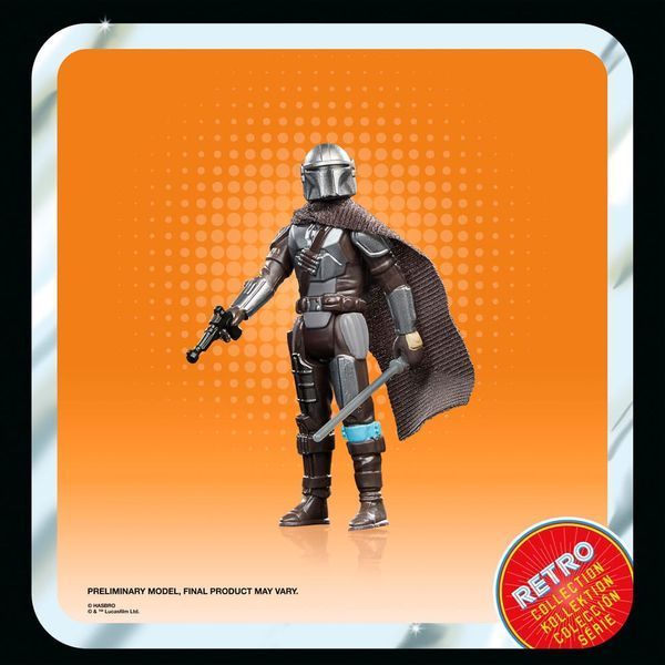 Колекційна фігурка Hasbro Star Wars: The Book of Boba Fett Retro Collection Action Figure The Mandalorian 10 cm AF195 фото