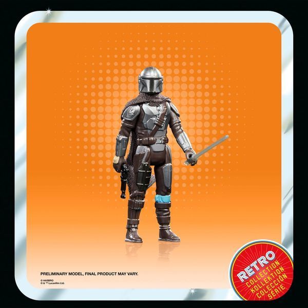 Колекційна фігурка Hasbro Star Wars: The Book of Boba Fett Retro Collection Action Figure The Mandalorian 10 cm AF195 фото