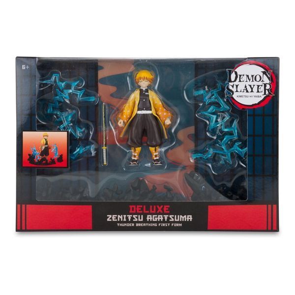 Коллекционная фигурка McFarlane Toys Demon Slayer: Kimetsu no Yaiba Action Figure Zenitsu Thunder Breathing Deluxe 13 cm AF196 фото