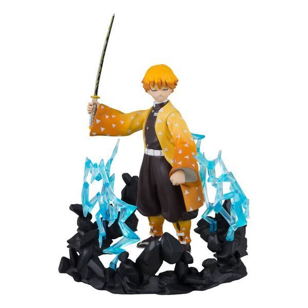 Коллекционная фигурка McFarlane Toys Demon Slayer: Kimetsu no Yaiba Action Figure Zenitsu Thunder Breathing Deluxe 13 cm AF196 фото