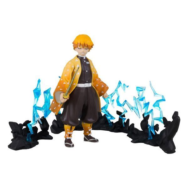 Коллекционная фигурка McFarlane Toys Demon Slayer: Kimetsu no Yaiba Action Figure Zenitsu Thunder Breathing Deluxe 13 cm AF196 фото