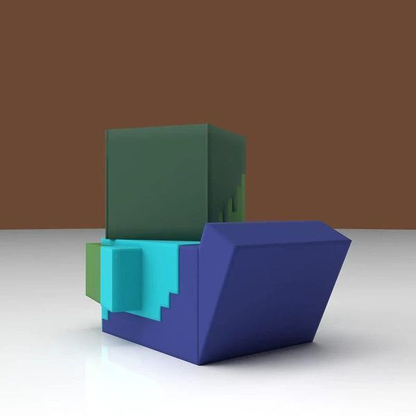 Колекційна фігурка Numskull Minecraft Tubbz PVC Figure Zombie 1st Edition 10 cm AF1838 фото