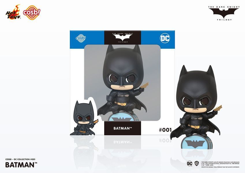 Коллекционная мини-фигурка Бэтмен The Dark Knight Trilogy Cosbi Mini Figure Batman 8 cm Hot Toys mf113 фото