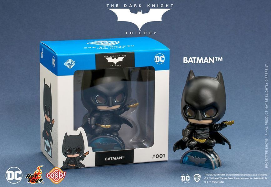 Коллекционная мини-фигурка Бэтмен The Dark Knight Trilogy Cosbi Mini Figure Batman 8 cm Hot Toys mf113 фото