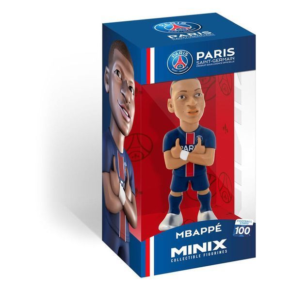 Колекційна фігурка Minix FC Paris Saint-Germain Minix Figure Kylian Mbapp&eacute; 12 cm MNX001 фото