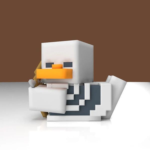Колекційна фігурка Numskull Minecraft Tubbz PVC Figure Skeleton 1st Edition 10 cm AF1845 фото