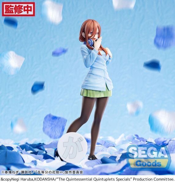 Колекційна фігурка Sega The Quintessential Quintuplets Specials Luminasta PVC Statue Miku Nakano 20 cm AF9556 фото