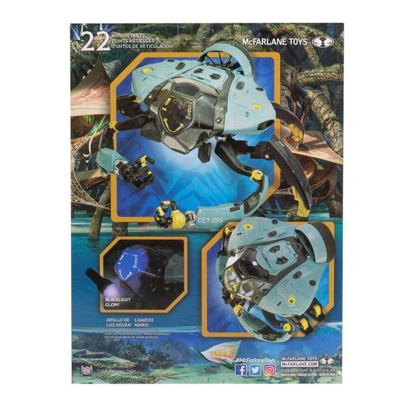 Коллекционная фигурка McFarlane Toys Avatar: Way of Water: Way of Water Megafig Action Figure CET-OPS Crabsuit 30 cm AF259 фото