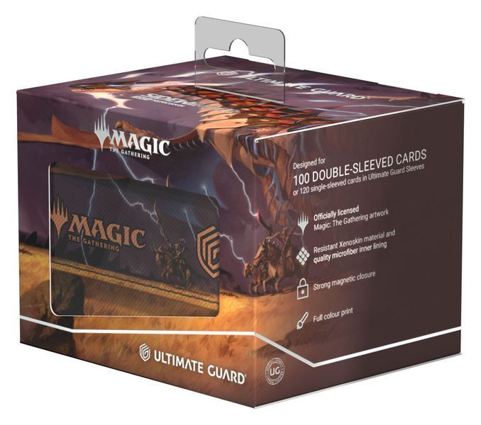 Коробка для карт Ultimate Guard Sidewinder 100+ Xenoskin Magic: The Gathering Tarkir: Dragonstorm Ghostfire &mdash; Neriv, Heart of the Storm UGD011581 фото