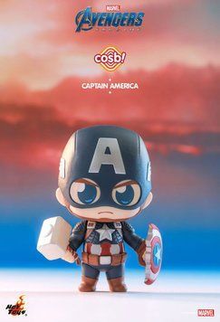 Колекційна міні-фігурка Marvel Капітан Америка Avengers: Endgame Cosbi Mini Figure Captain America 8 cm Hot Toys mf115 фото