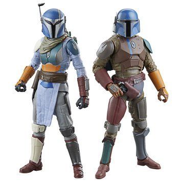 Коллекционный набор фигурок Hasbro Star Wars: The Mandalorian &mdash; Mandalorian Shriek-Hawk Trainers 15 см Black Series HASG0214 фото