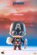 Коллекционная мини-фигурка Marvel Капитан Америка Avengers: Endgame Cosbi Mini Figure Captain America 8 cm Hot Toys mf115 фото 1