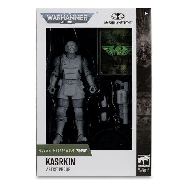 Коллекционная фигурка McFarlane Toys Warhammer 40,000 Action Figure Kasrkin (Astra Militarum) Artist Proof 18 cm AF254 фото