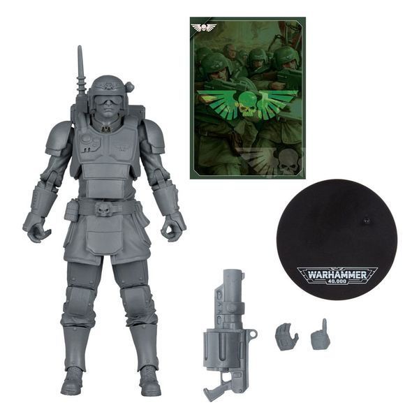 Коллекционная фигурка McFarlane Toys Warhammer 40,000 Action Figure Kasrkin (Astra Militarum) Artist Proof 18 cm AF254 фото