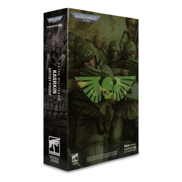 Коллекционная фигурка McFarlane Toys Warhammer 40,000 Action Figure Kasrkin (Astra Militarum) Artist Proof 18 cm AF254 фото