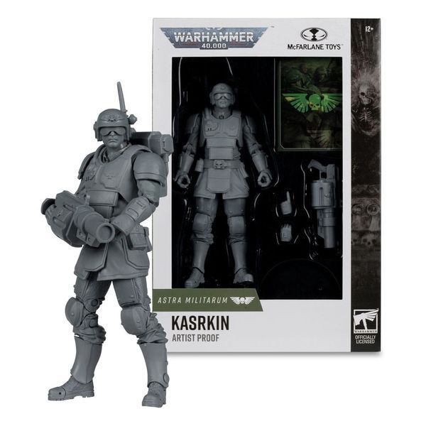 Коллекционная фигурка McFarlane Toys Warhammer 40,000 Action Figure Kasrkin (Astra Militarum) Artist Proof 18 cm AF254 фото