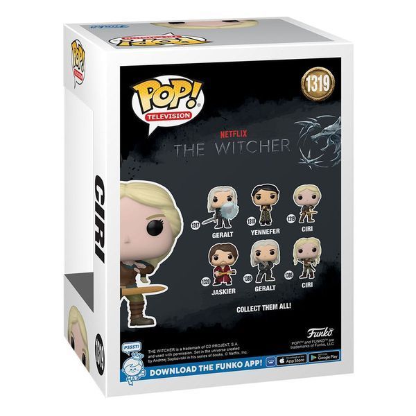 Коллекционная мини-фигурка Funko The Witcher POP! TV Vinyl Figure Ciri w/sword 9 cm mf125 фото