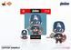 Коллекционная мини-фигурка Marvel Капитан Америка Avengers: Endgame Cosbi Mini Figure Captain America 8 cm Hot Toys mf115 фото 2