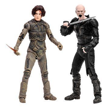 Колекційні фігурки Дюна (Dune), 2 фігурки, Пол Атрід і Фейд-Раута Харконнен, 18 см McFarlane Toys AF101 фото