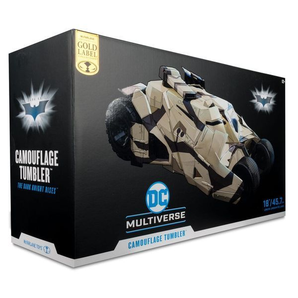 Коллекционная фигурка автомобиль McFarlane Toys DC Multiverse Vehicle Tumbler Camouflage (The Dark Knight Rises) (Gold Label) 45 cm AF260 фото