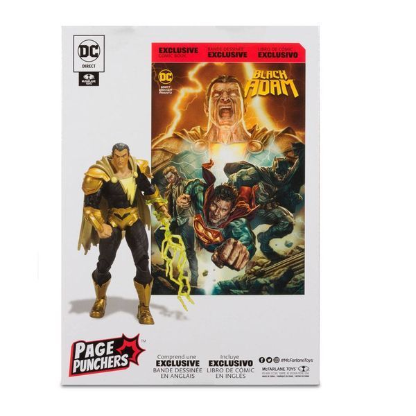 Колекційна фігурка DC Black Adam Page Punchers Action Figure Black Adam 18 cm McFarlane Toys AF124 фото