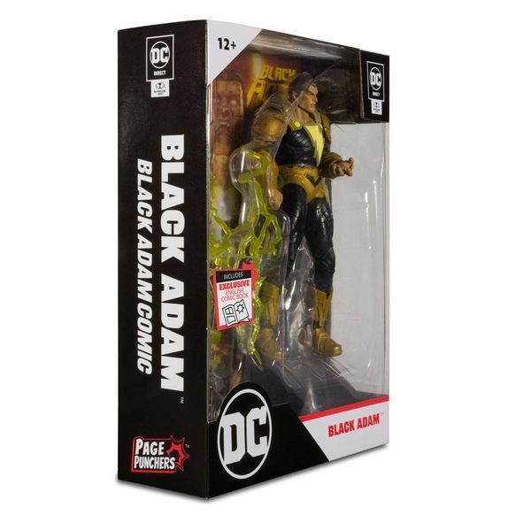 Колекційна фігурка DC Black Adam Page Punchers Action Figure Black Adam 18 cm McFarlane Toys AF124 фото