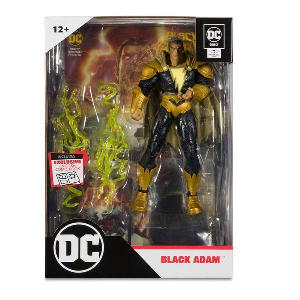 Колекційна фігурка DC Black Adam Page Punchers Action Figure Black Adam 18 cm McFarlane Toys AF124 фото