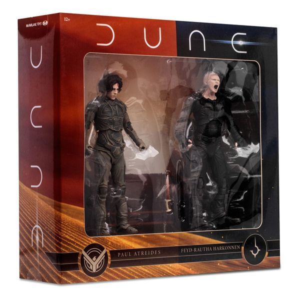 Колекційні фігурки Дюна (Dune), 2 фігурки, Пол Атрід і Фейд-Раута Харконнен, 18 см McFarlane Toys AF101 фото