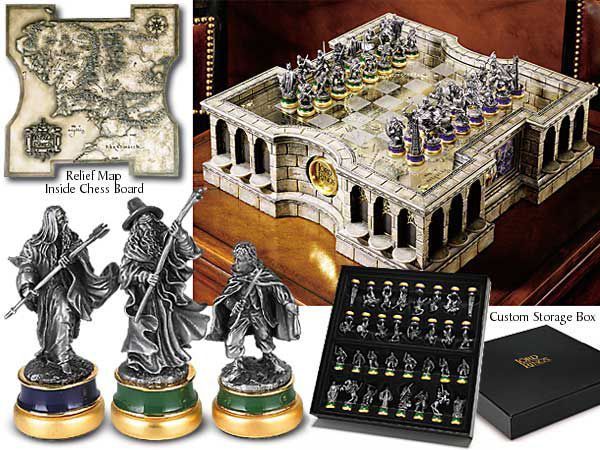 Шахи The Noble Collection Lord of the Rings Collector&acute;s Chess Set CH104 фото