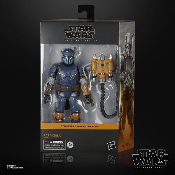 Колекційна фігурка Hasbro Star Wars: The Mandalorian Black Series Deluxe Action Figure Paz Vizsla 15 cm AF388 фото
