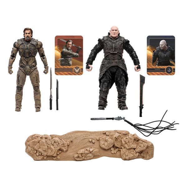 Колекційні фігурки Дюна (Dune), 2 фігурки, Dune: Part Two Action Figure 2-Pack Gurney Halleck & Rabban 18 см McFarlane Toys AF102 фото