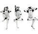Декоративна статуетка фігурка Three Wise Sitting Stormtrooper (Три Мудрі Сидячі Штурмовики) 11 см B6678B24 фото 1