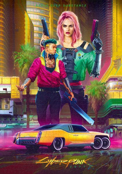 Пазл Good Loot 1000 елементів &mdash; Cyberpunk 2077: Kitsch Style (Стиль Kitsch) GOLO-24969 фото